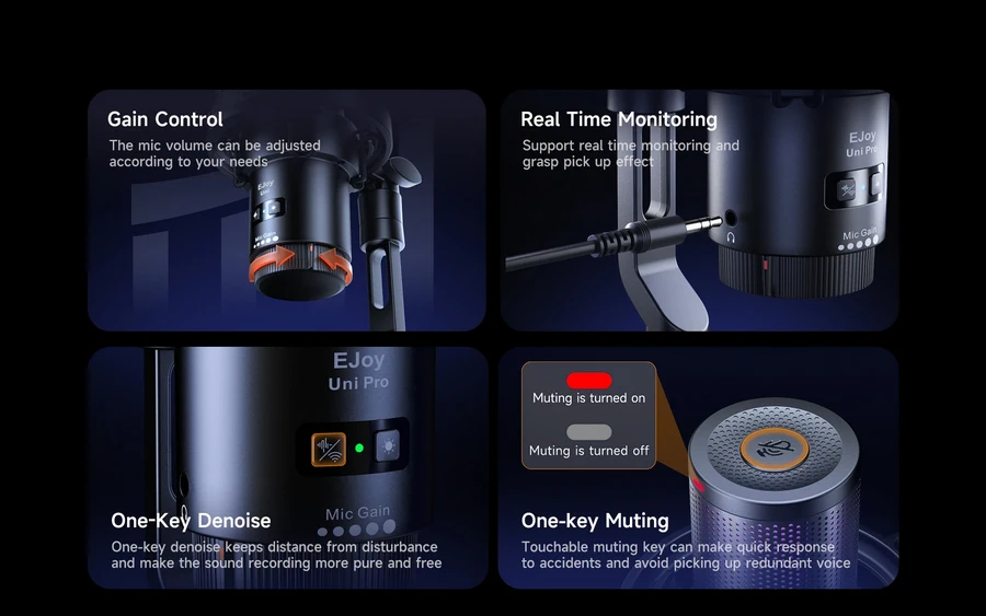 Comica Ejoy Uni Pro (D) Black by  in  - EC MALL