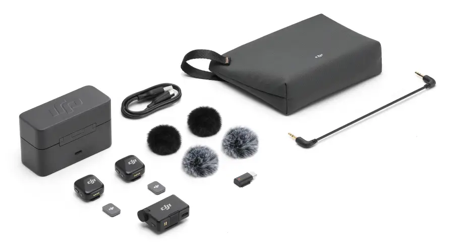 DJI Mic Mini (2TX+1RX) with Charging Case by  in  - EC MALL