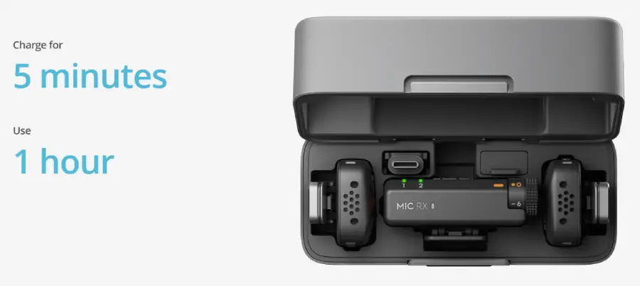 DJI Mic Mini Wireless Microphone (1 TX + 1 RX) by  in  - EC MALL