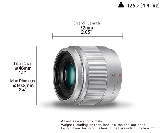 Panasonic Lumix G 25mm f/1.7 ASPH (H-H025E) by  in  - EC MALL