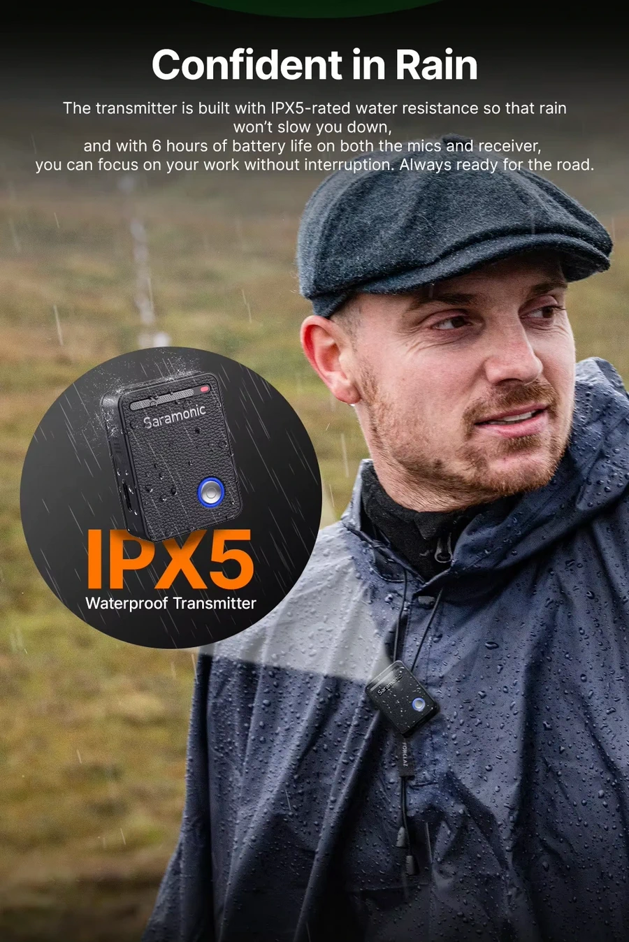 Saramonic Ultra Ultimate 2 Channel Wireless Microphone System with Timecode by  in  - EC MALL