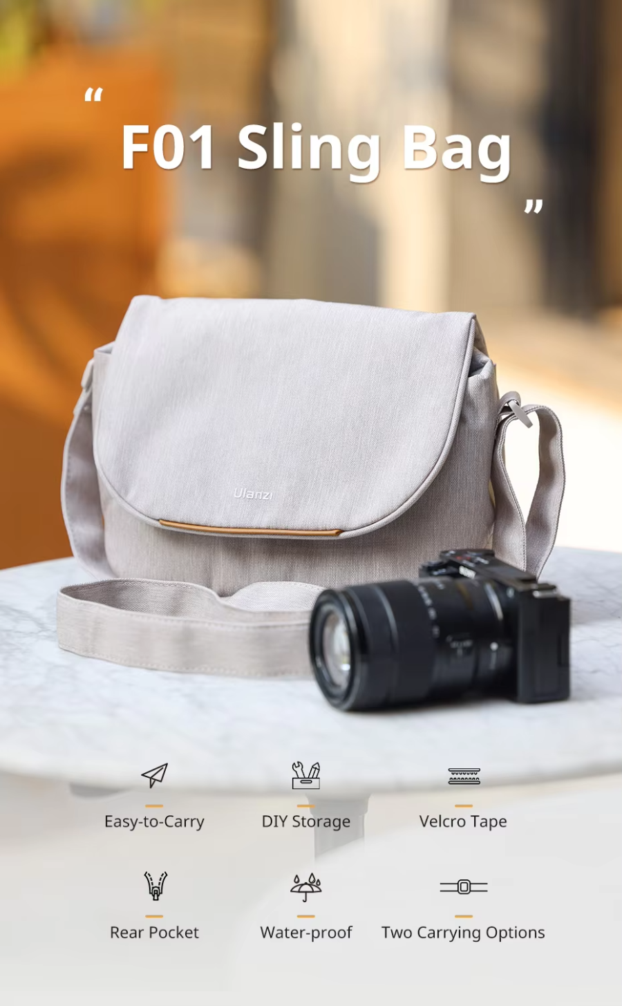 Ulanzi Bag F01 Camera Sling Bag by  in  - EC MALL