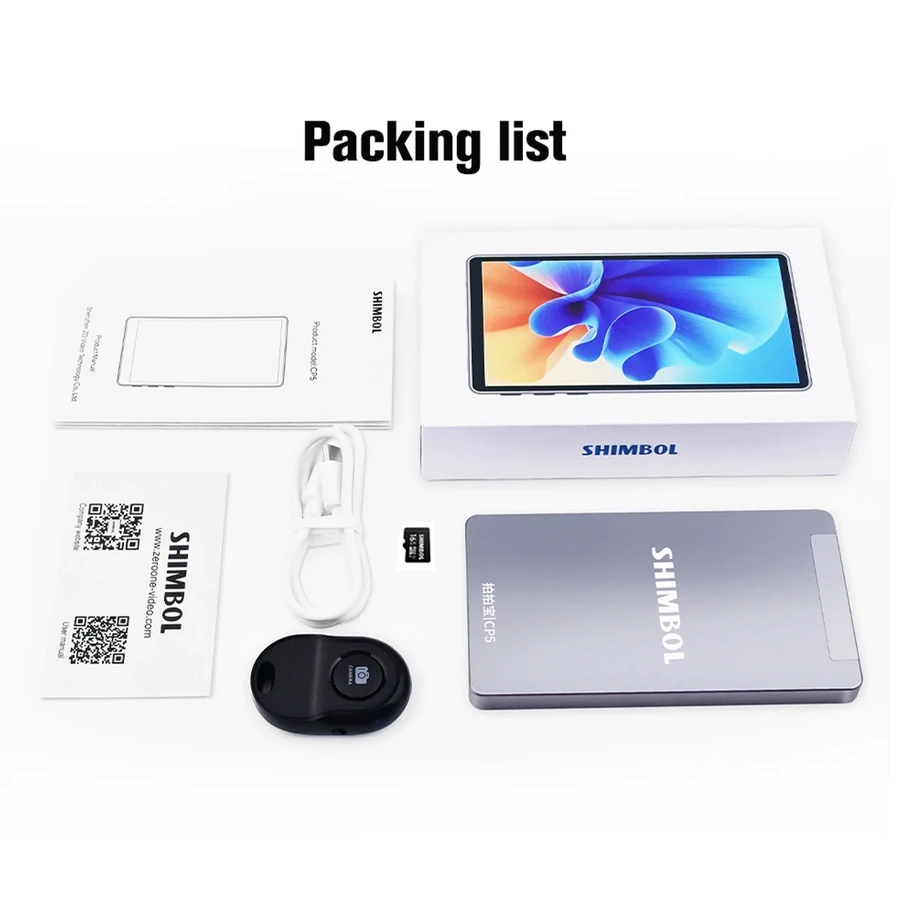 Shimbol CP5 5” FHD Touch Screen Rear Camera Selfie Monitor for Vlogging by  in  - EC MALL