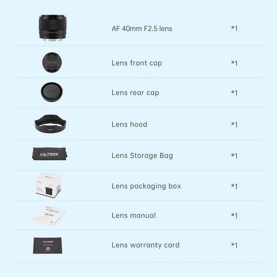 Viltrox AF 40mm f/2.5 Full-Frame Lens For Sony E-Mount by  in  - EC MALL