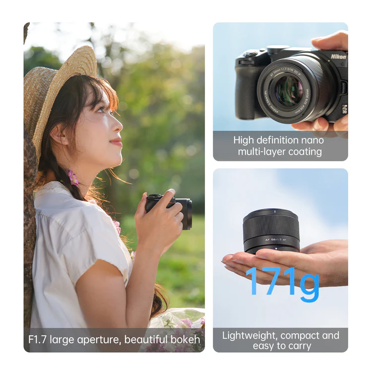 Viltrox AF 56mm f/1.7 Air APS-C Lens For Nikon Z-Mount by  in  - EC MALL