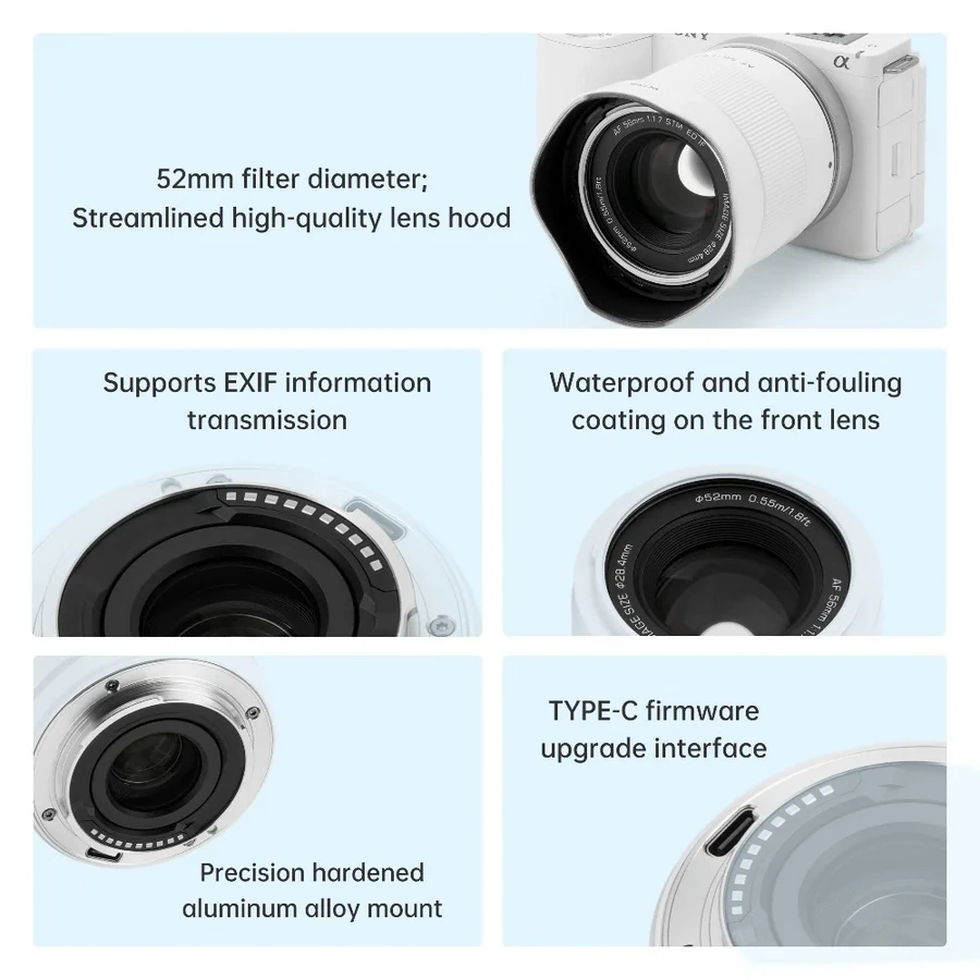 Viltrox AF 56mm f/1.7 Air APS-C Lens For Sony E-Mount by  in  - EC MALL