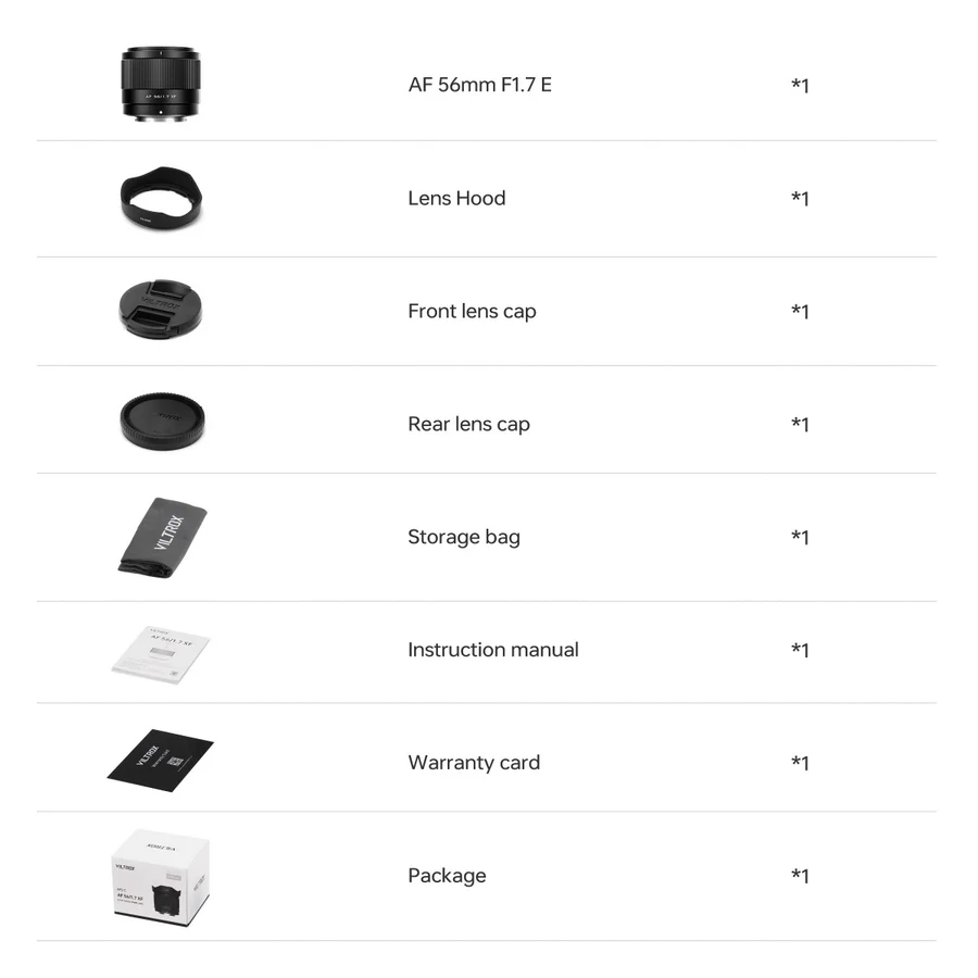 Viltrox AF 56mm f/1.7 Air APS-C Lens For Sony E-Mount by  in  - EC MALL