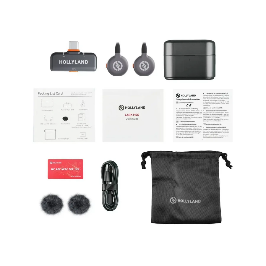 Hollyland Lark M2S Wireless Microphone by  in  - EC MALL