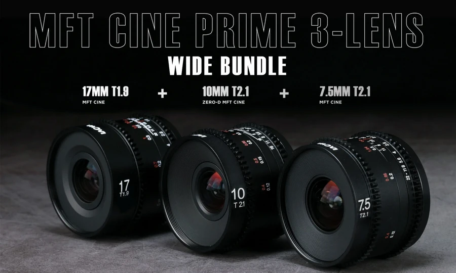 Laowa MFT Cine Prime 3-Lens Wide Bundle ( 7.5mm T2.1 , 10mmT2.1 ,17mmT1.9 ) For MFT by  in  - EC MALL