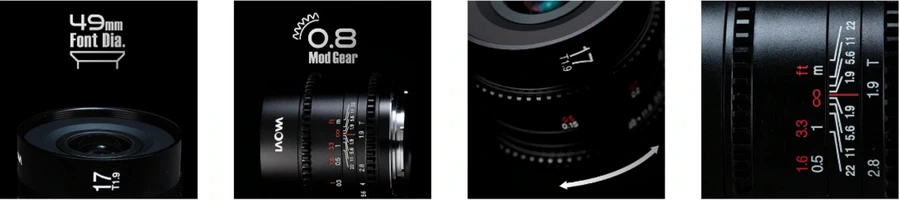 Laowa MFT Cine Prime 3-Lens Wide Bundle ( 7.5mm T2.1 , 10mmT2.1 ,17mmT1.9 ) For MFT by  in  - EC MALL