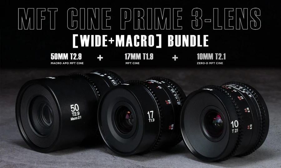 Laowa MFT Cine Prime 3-Lens Wide+Macro Bundle (10mm T2.1, 17mmT1.9,50mmT2.9 Macro ) For MFT by  in  - EC MALL
