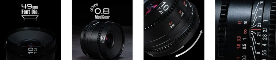 Laowa MFT Cine Prime 3-Lens Wide+Macro Bundle (10mm T2.1, 17mmT1.9,50mmT2.9 Macro ) For MFT by  in  - EC MALL