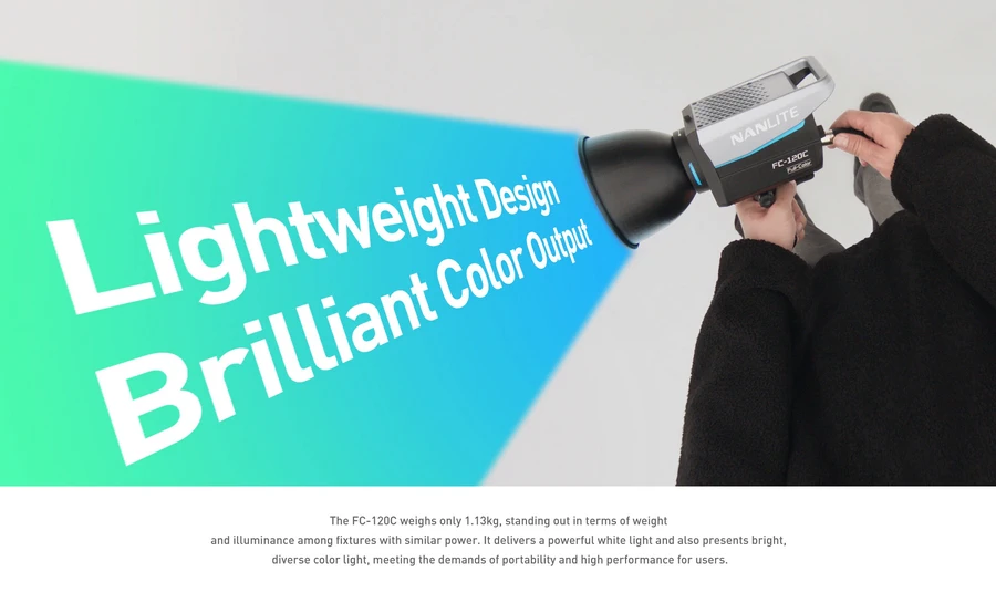 Nanlite FC-120C LED RGBW Spot Light by  in  - EC MALL