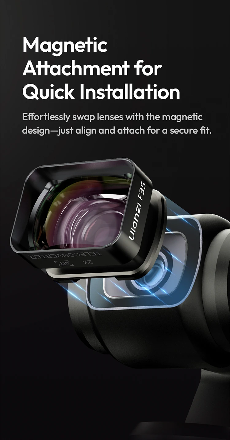 Ulanzi F35 Pocket 3 Telephoto Lens by  in  - EC MALL