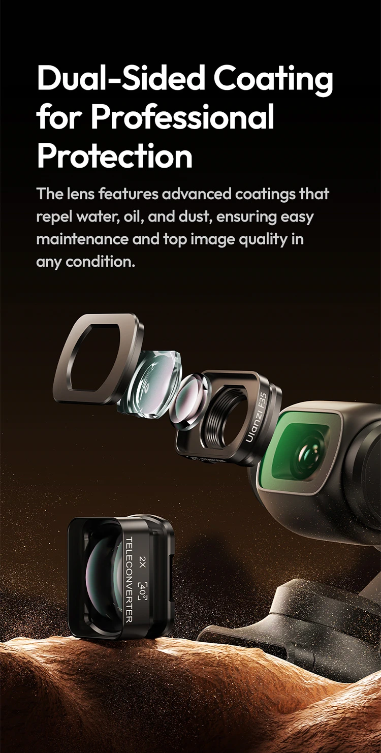 Ulanzi F35 Pocket 3 Telephoto Lens by  in  - EC MALL