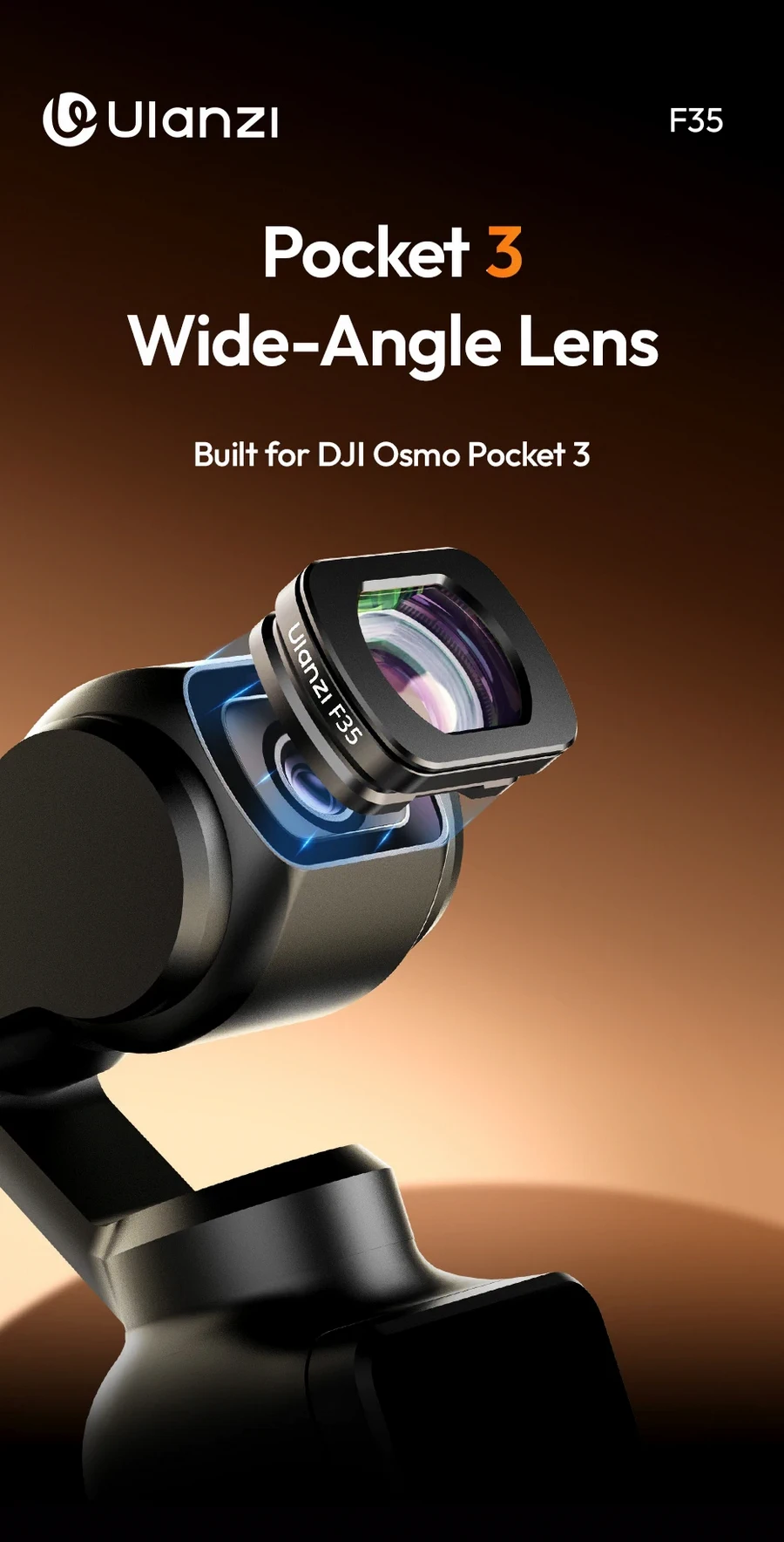 Ulanzi F35 Pocket 3 Wide-Angle Lens by  in  - EC MALL