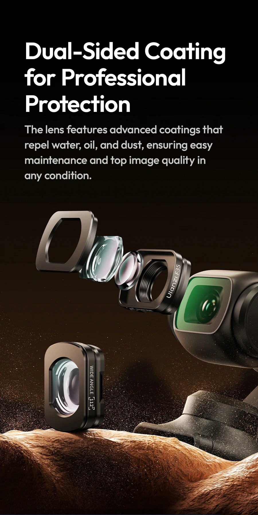 Ulanzi F35 Pocket 3 Wide-Angle Lens by  in  - EC MALL