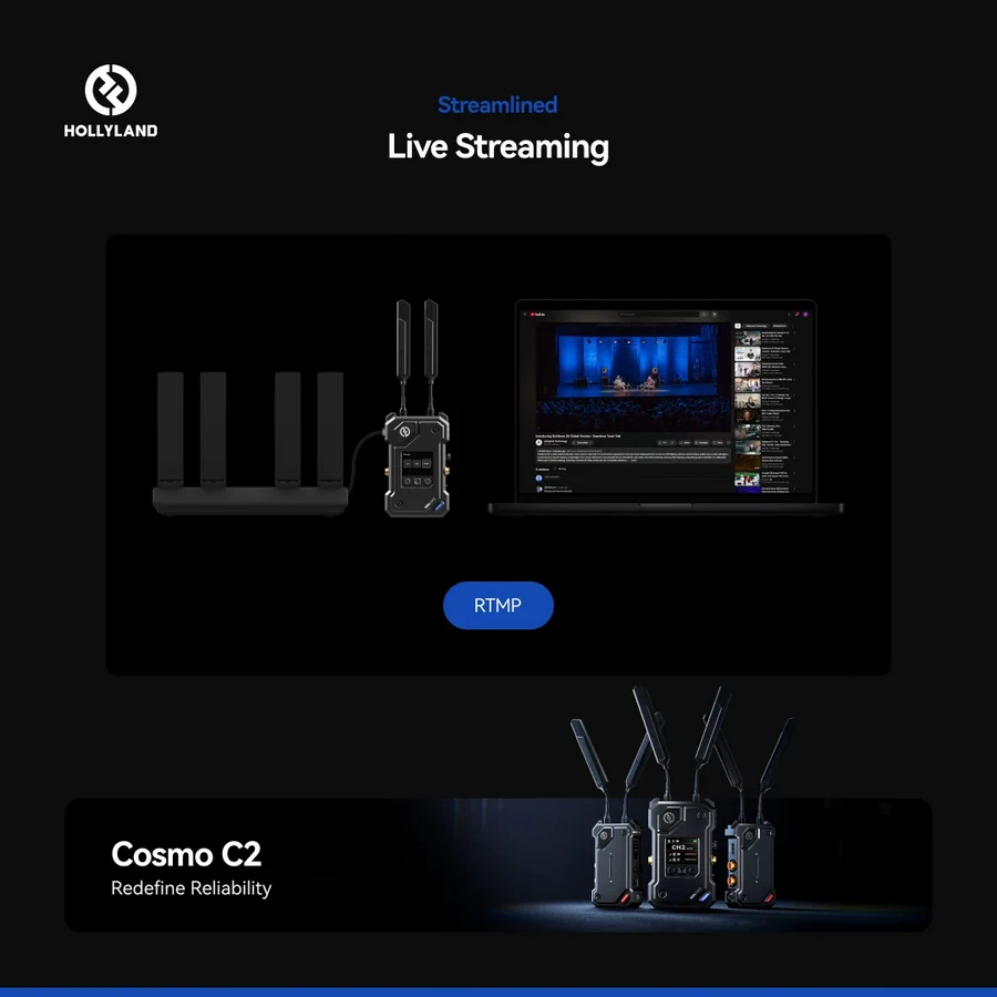 Hollyland Cosmo C2 SDI/HDMI Wireless Video Transmission System by  in  - EC MALL