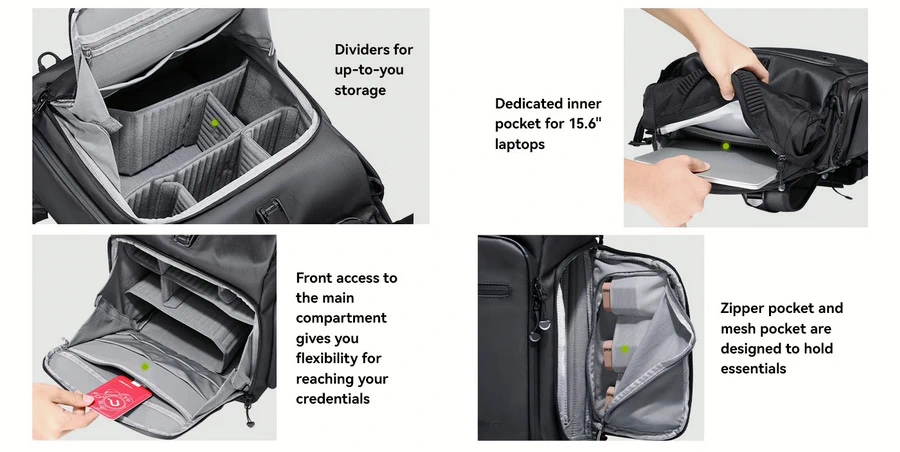 Ulanzi BT01 Business Travel Backpack by  in  - EC MALL