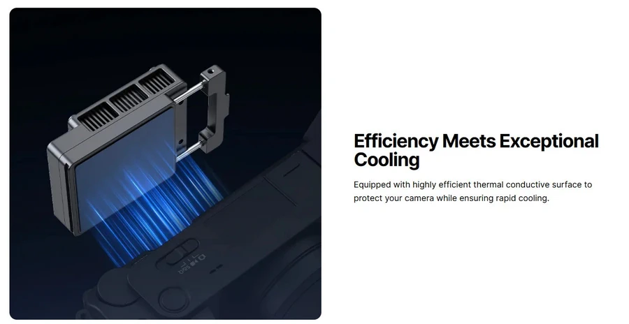 Ulanzi CU01 Thermostatic Semiconductor Camera Cooler Kit by  in  - EC MALL