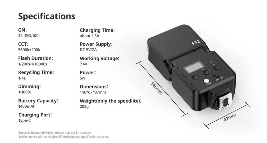 Ulanzi F32 Camera Flash Universal Hot shoe mount by in - EC MALL