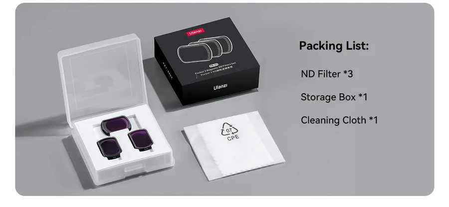 Ulanzi PK03 ND Magnetic Filters Set For DJI Osmo Pocket 3 by  in  - EC MALL