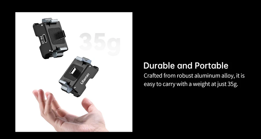 Ulanzi PK10 Osmo Pocket 3 Expansion Adapter with Charging Port by  in  - EC MALL