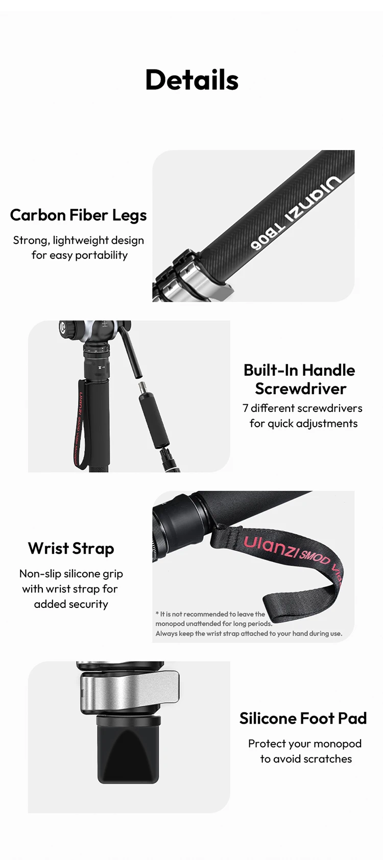 Ulanzi TB06 SMOD Video Monopod by  in  - EC MALL