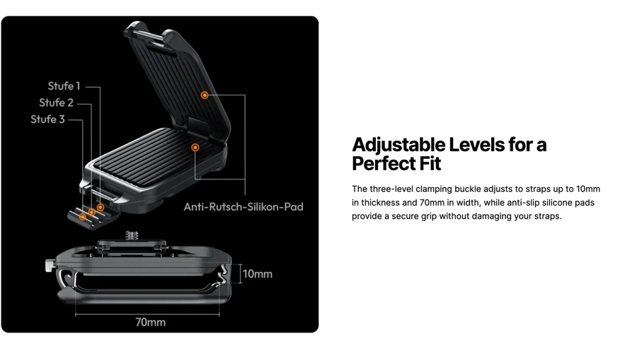 Ulanzi UKA07 UKA Quick-Release Kit for Camera Backpack Strap Clip by  in  - EC MALL