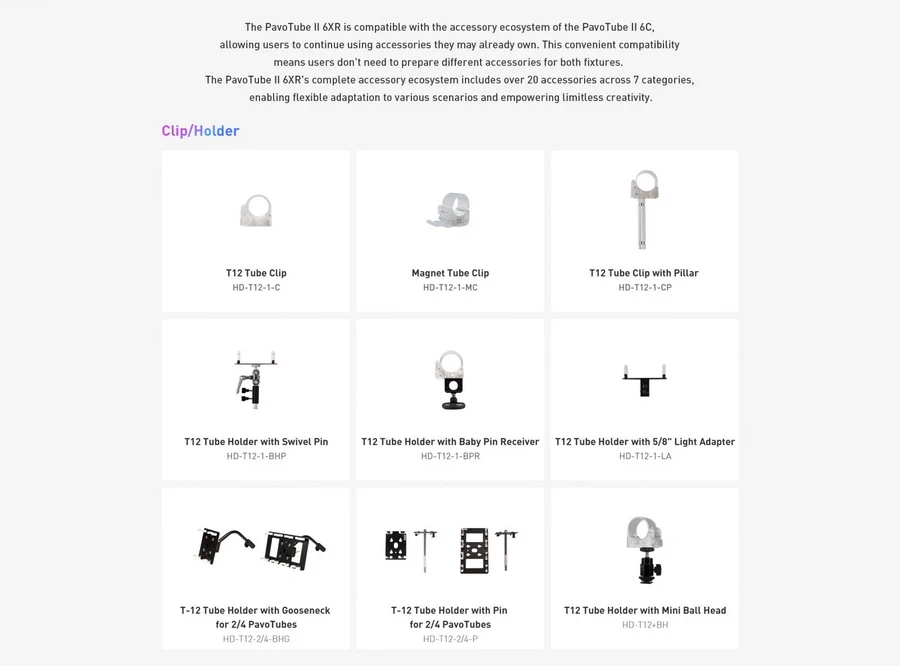 Nanlite PavoTube II 6XR LED RGBWW Pixel Tube Light by  in  - EC MALL