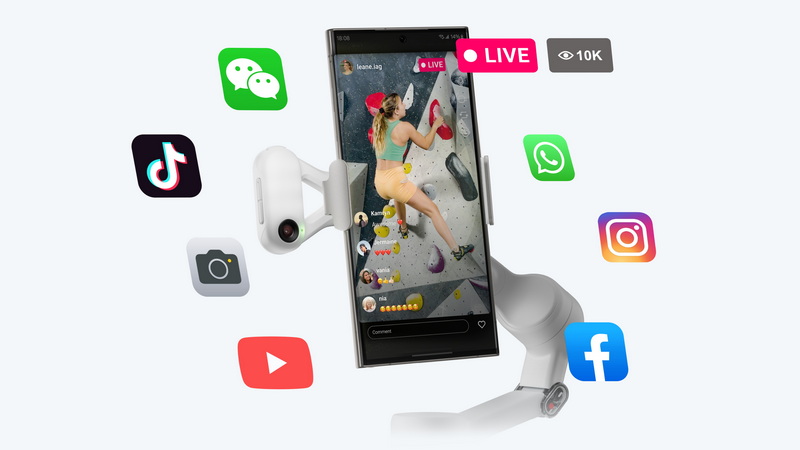 Insta360 Flow 2 AI Tracker Bundle by  in  - EC MALL