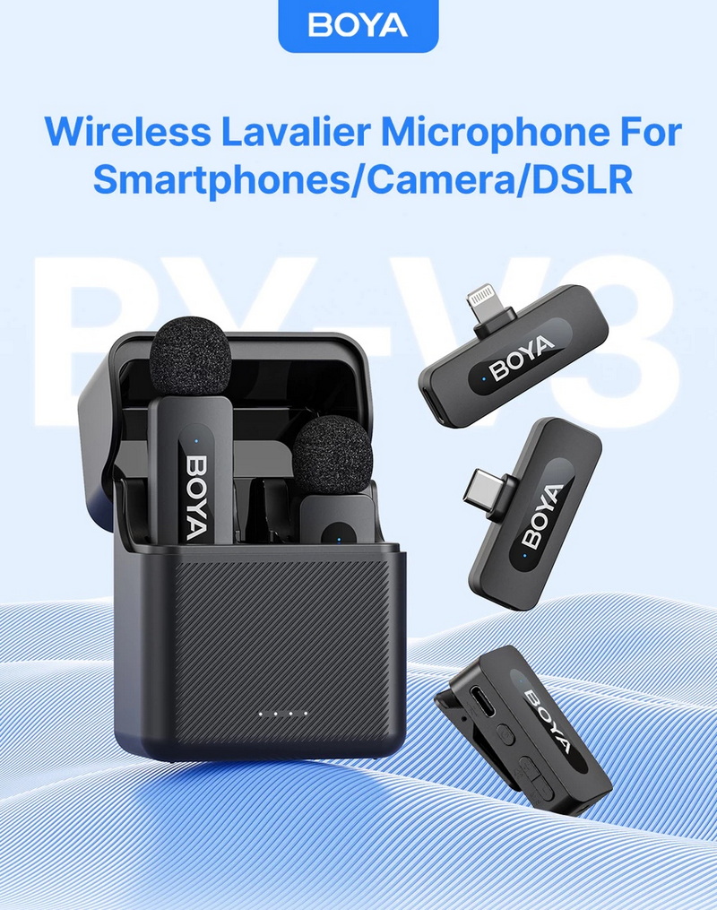 Boya BY-V3/BY-V30 Wireless Microphone by  in  - EC MALL
