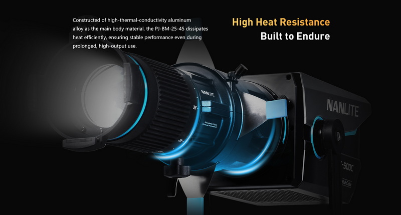 Nanlite  Bowens Mount Projection Attachment 25°-45° by  in  - EC MALL