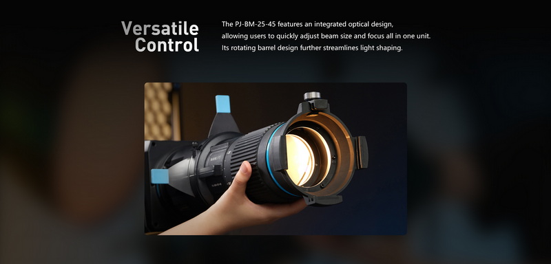 Nanlite  Bowens Mount Projection Attachment 25°-45° by  in  - EC MALL