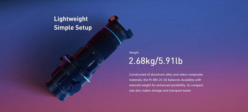 Nanlite  Bowens Mount Projection Attachment 25°-45° by  in  - EC MALL