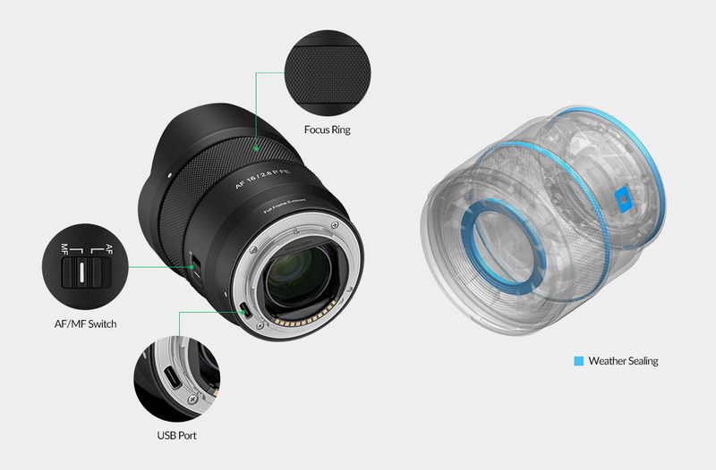 Samyang AF 16mm f/2.8 P FE Lens by  in  - EC MALL