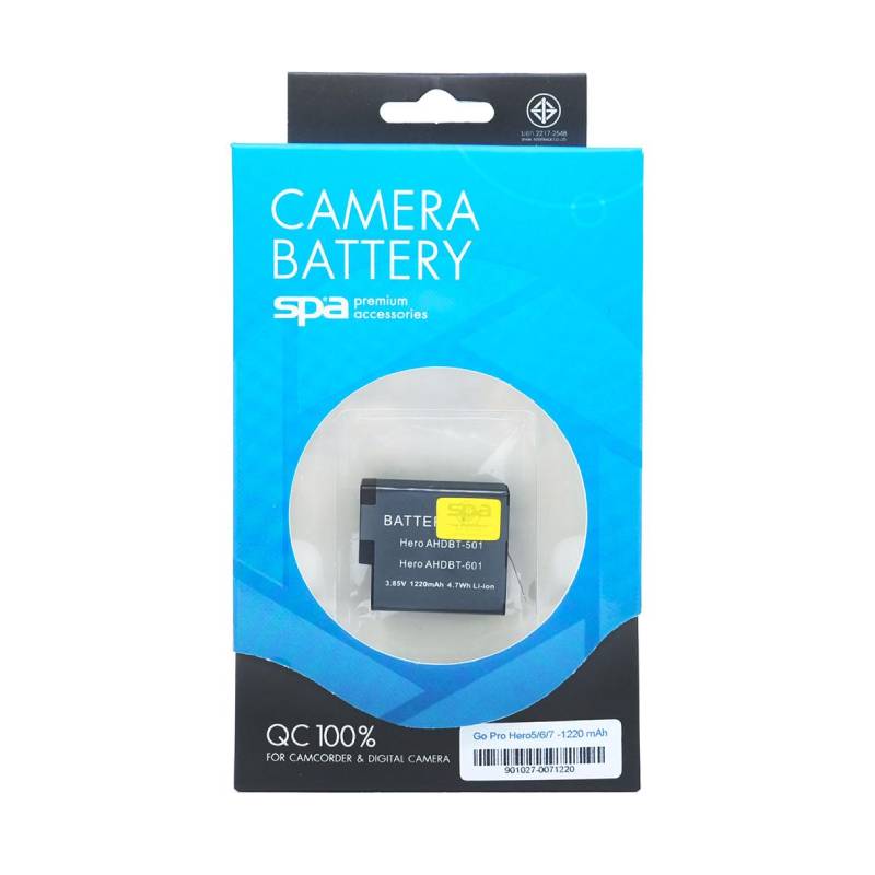 Li-Ion Battery Spa For GoPro Hero 5/6/7/8 by  in  - EC MALL