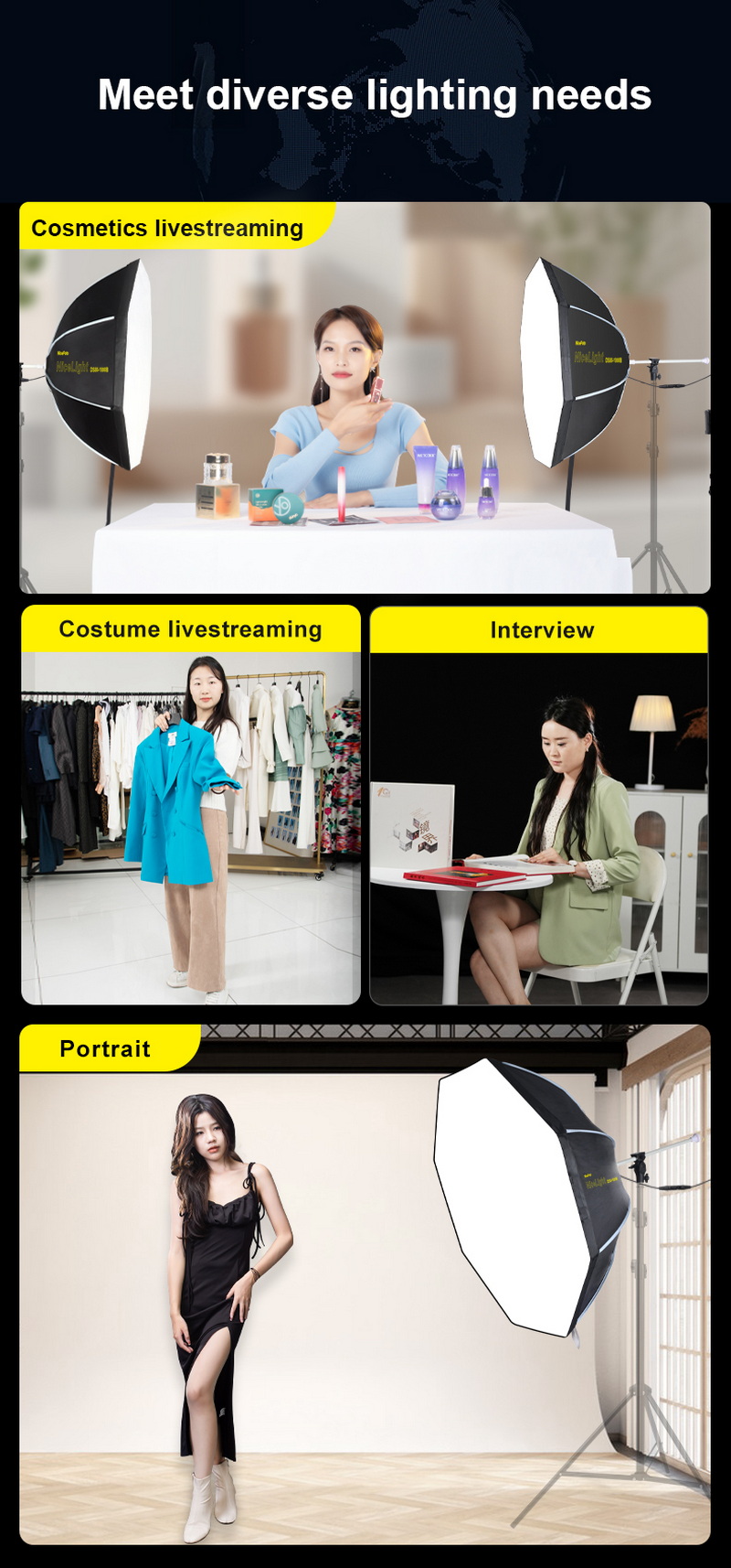 Nicefoto Studio Starter Kit by  in  - EC MALL