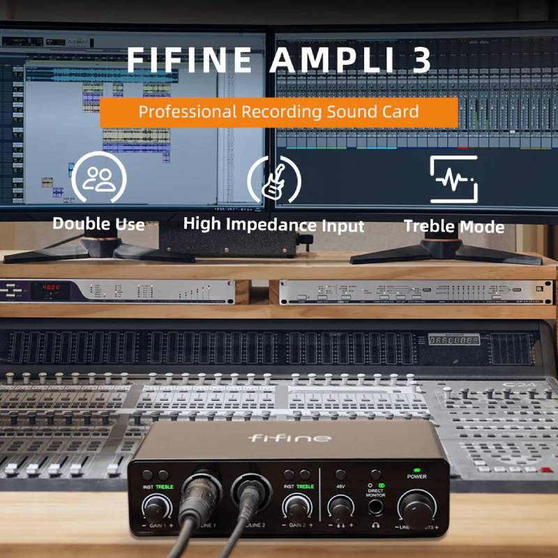 FIFINE AmpliTank Ampli3 Audio Interface by  in  - EC MALL