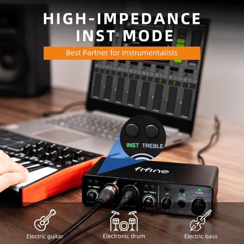 FIFINE AmpliTank Ampli3 Audio Interface by  in  - EC MALL