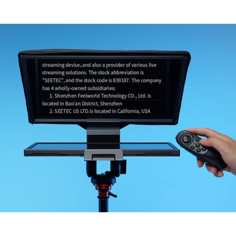 FeelWorld TP16 16 Inch Folding Teleprompter Supports up to 16" Tablet Horizontal Vertical Prompting by  in  - EC MALL