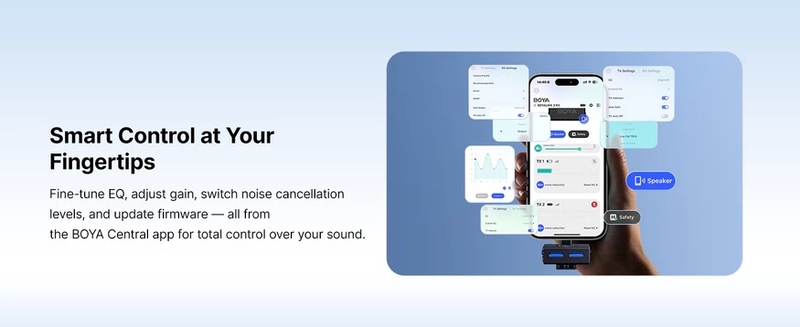 BOYA LINK 3 AI-Powered Button Size Wireless Microphone by  in  - EC MALL