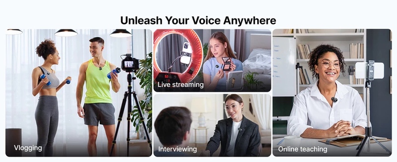 BOYA LINK 3 AI-Powered Button Size Wireless Microphone by  in  - EC MALL