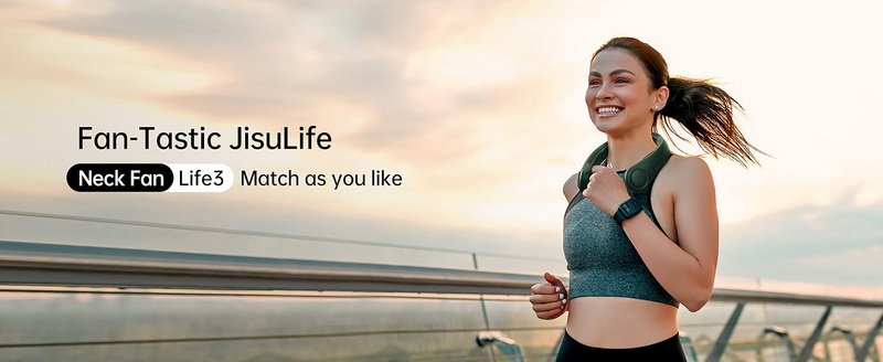 Jisulife Neck Fan Life 3 (FA14) พัดลมคล้องคอ by  in  - EC MALL