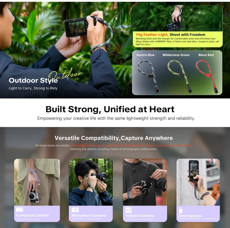 PGYTECH Camera Wrist Strap Slim สายคล้องมือ by  in  - EC MALL