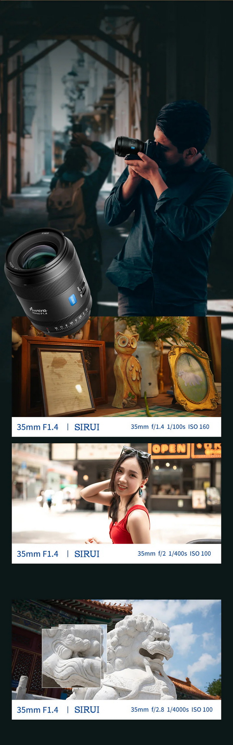 Sirui Aurora 35mm f/1.4 Autofocus Lens by  in  - EC MALL
