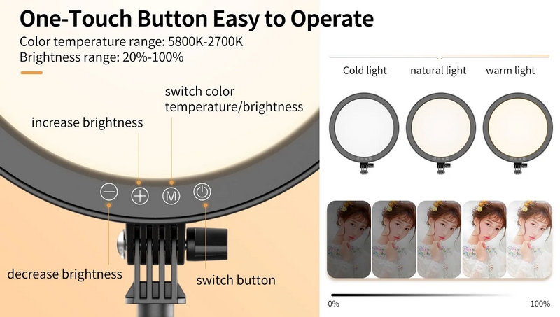 Ulanzi VIJIM K13 Key Light Professional Studio 10″ LED Panel Video Light by  in  - EC MALL