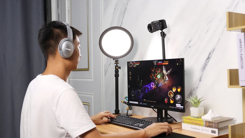 Ulanzi VIJIM K13 Key Light Professional Studio 10″ LED Panel Video Light by  in  - EC MALL