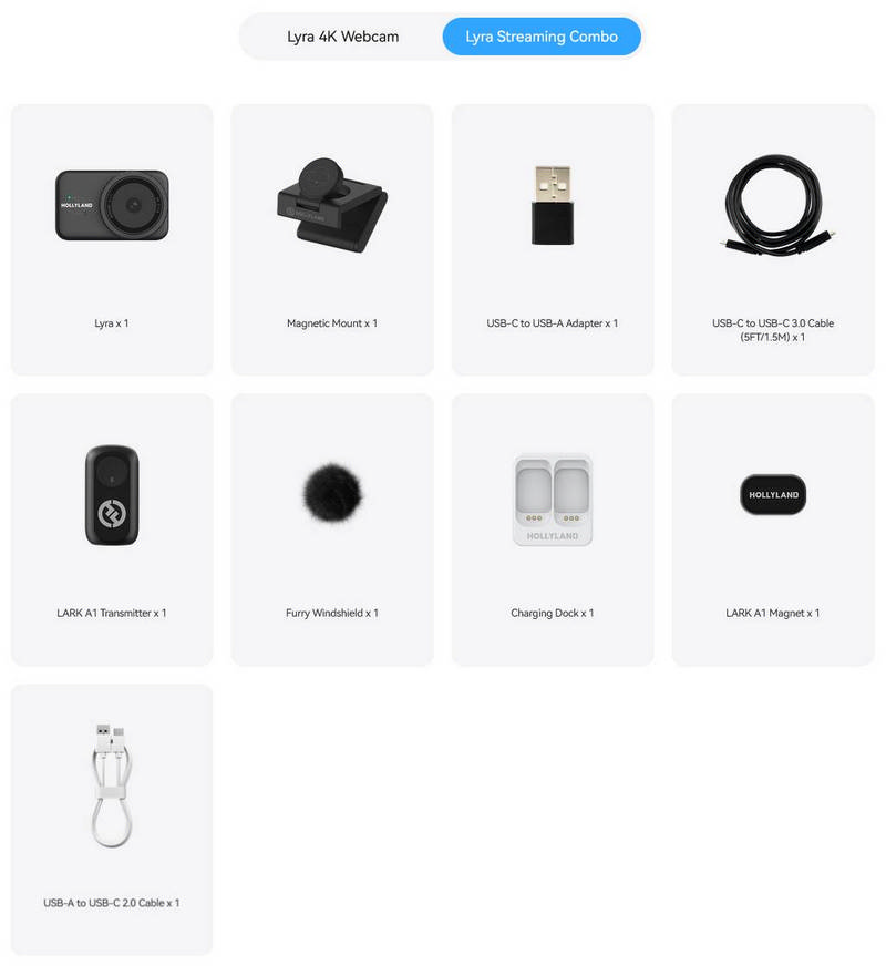 Hollyland Lyra 4K UHD Webcam by  in  - EC MALL