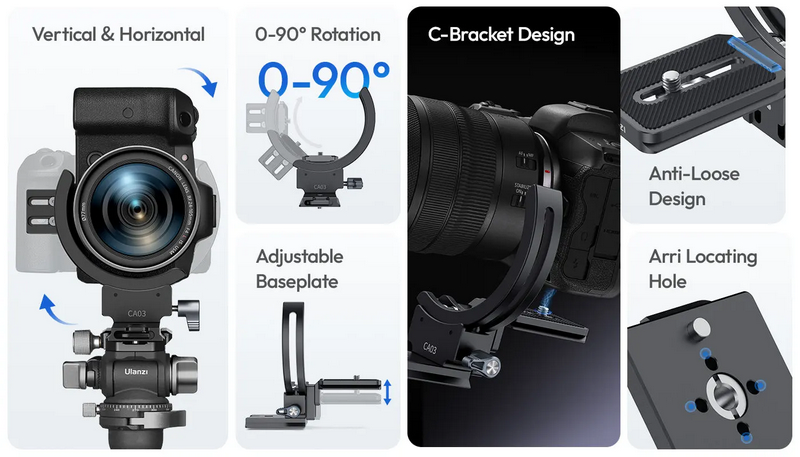 Ulanzi CA03 C-Shape Camera Mount by  in  - EC MALL